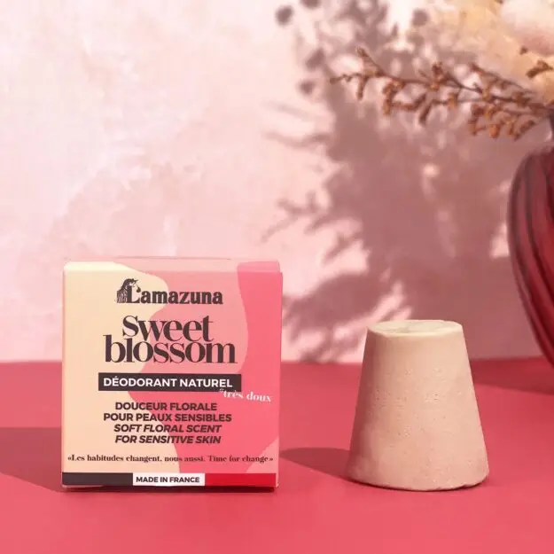 Sweet Blossom - Déodorant solide peau sensible - LAMAZUNA