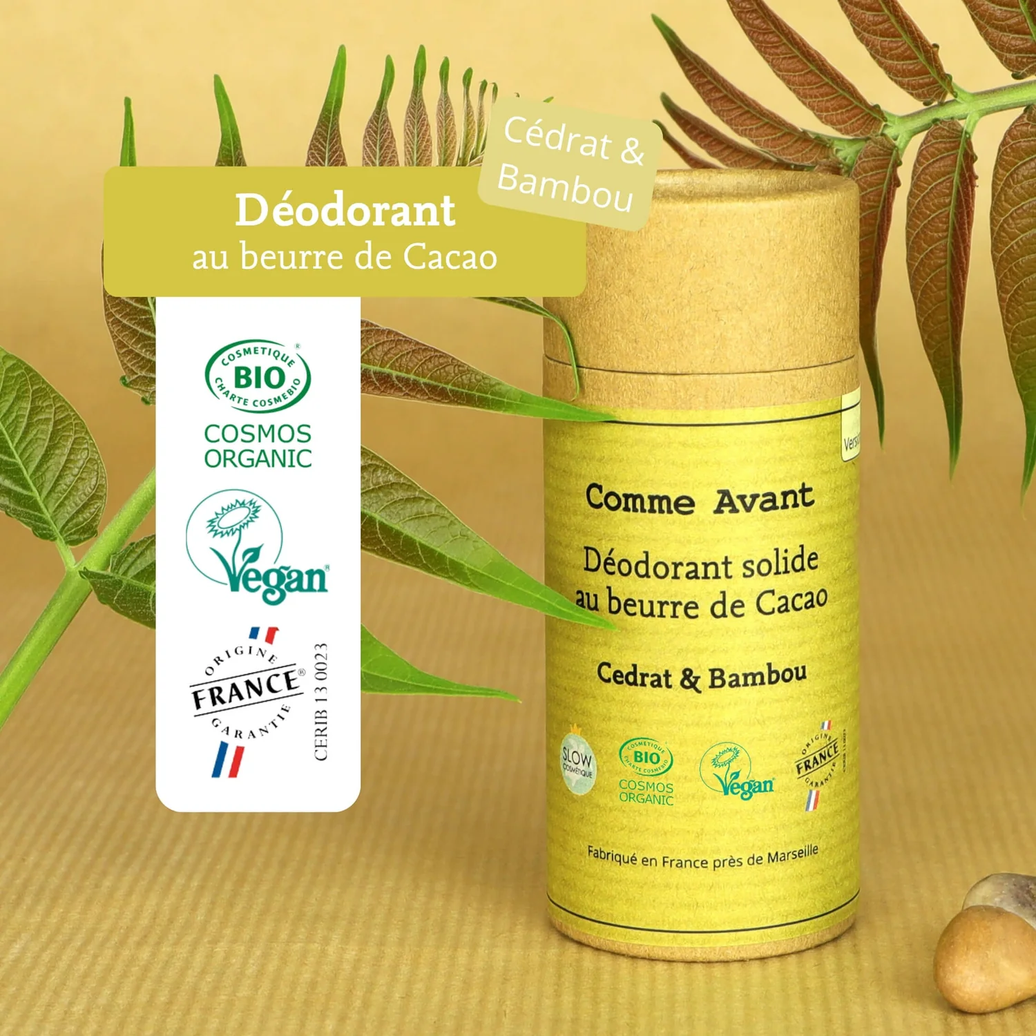 Déodorant solide cédrat et bambou - COMME AVANT – Image 3