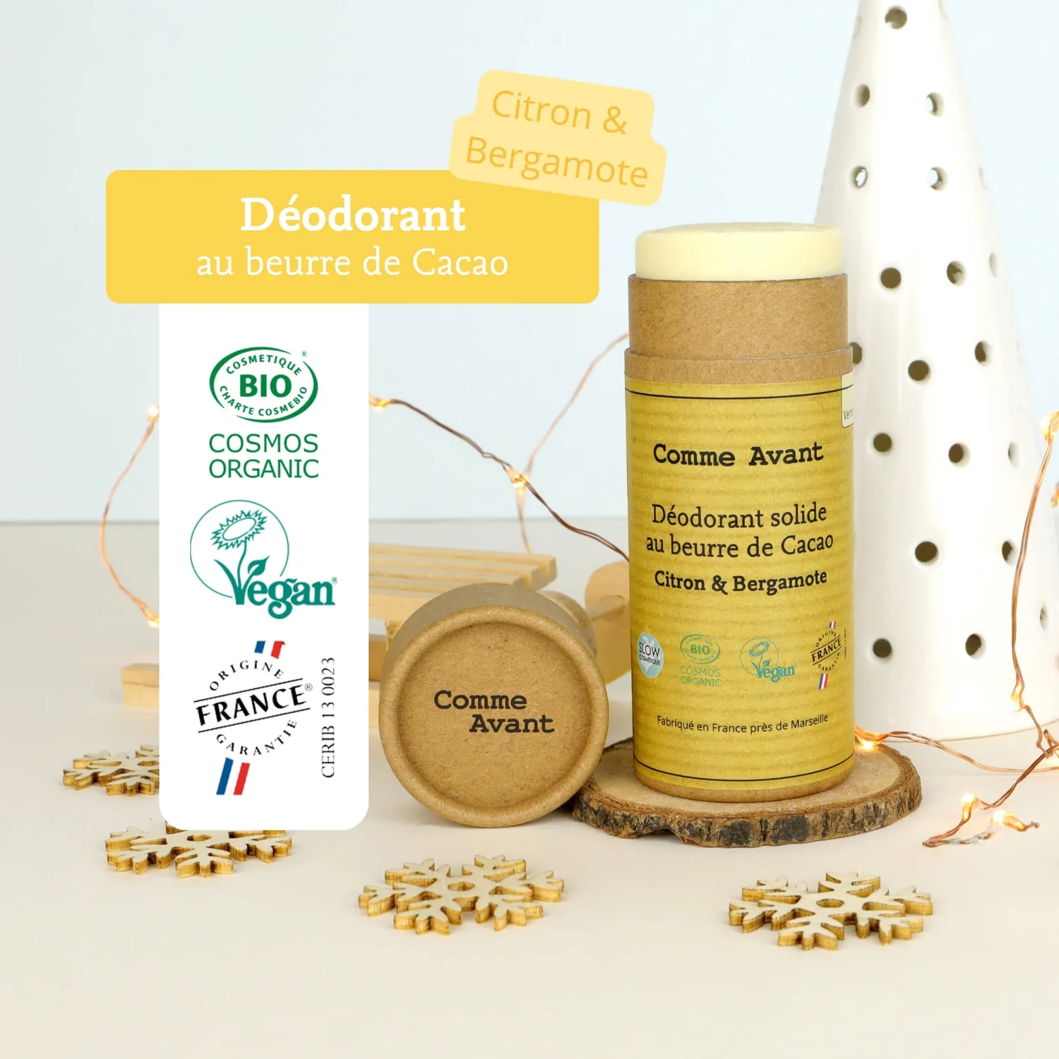 Déodorant solide citron & bergamote - COMME AVANT – Image 3