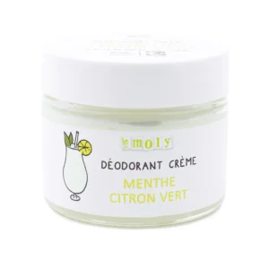 Déodorant bio crème Menthe Citron vert - LE MOLY
