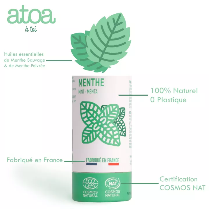 Déodorant Baume Menthe - ATOA – Image 3