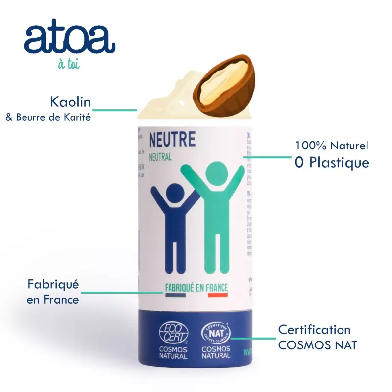 Déodorant Baume Sans Parfum - ATOA - Image 2