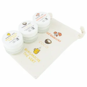 Kit 3 mini déodorants crème bio - LE MOLY