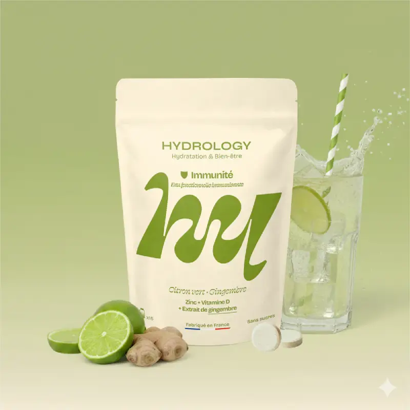 IMMUNITÉ - Citron vert & gingembre - HYDROLOGY