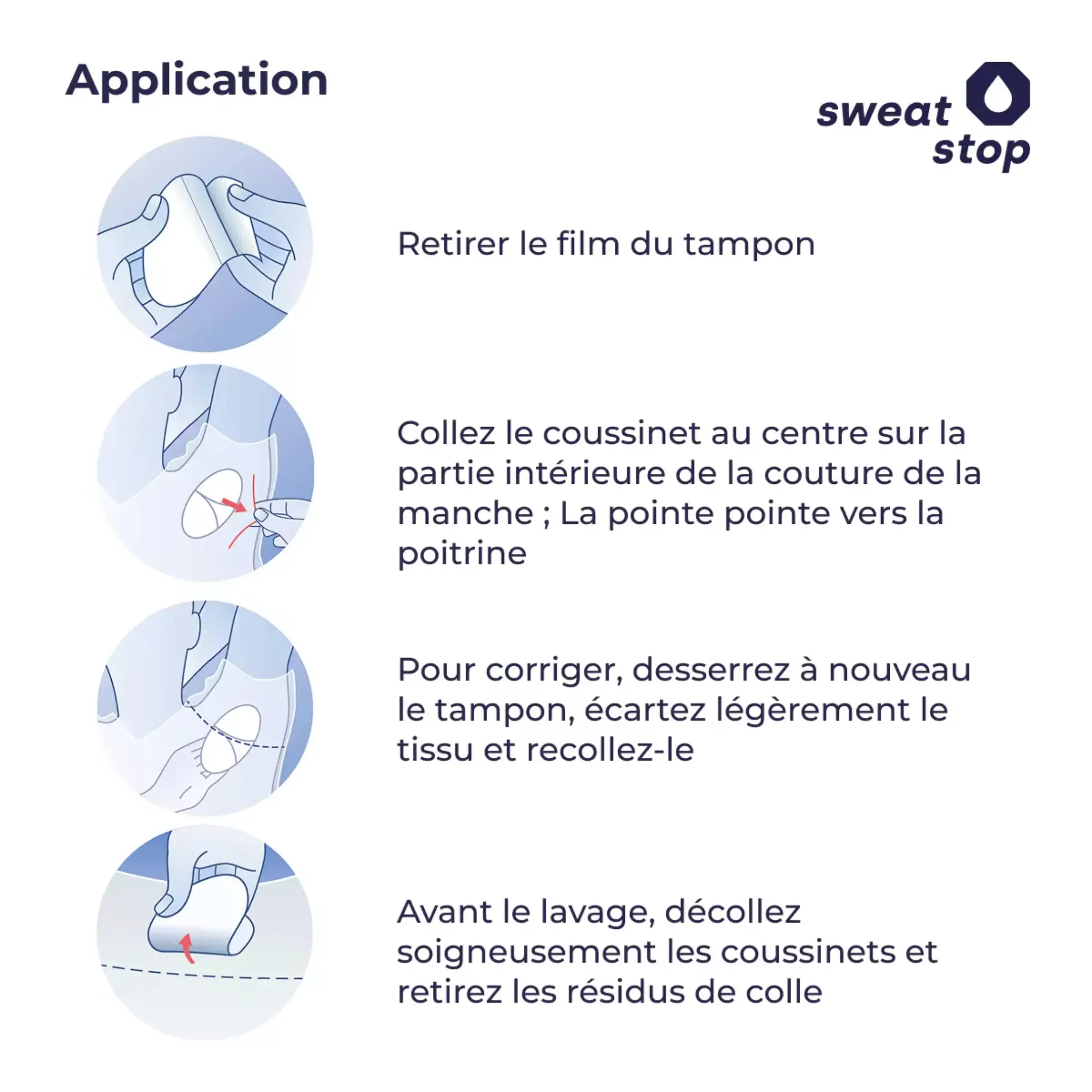 Patchs aisselles - SWEAT STOP – Image 4