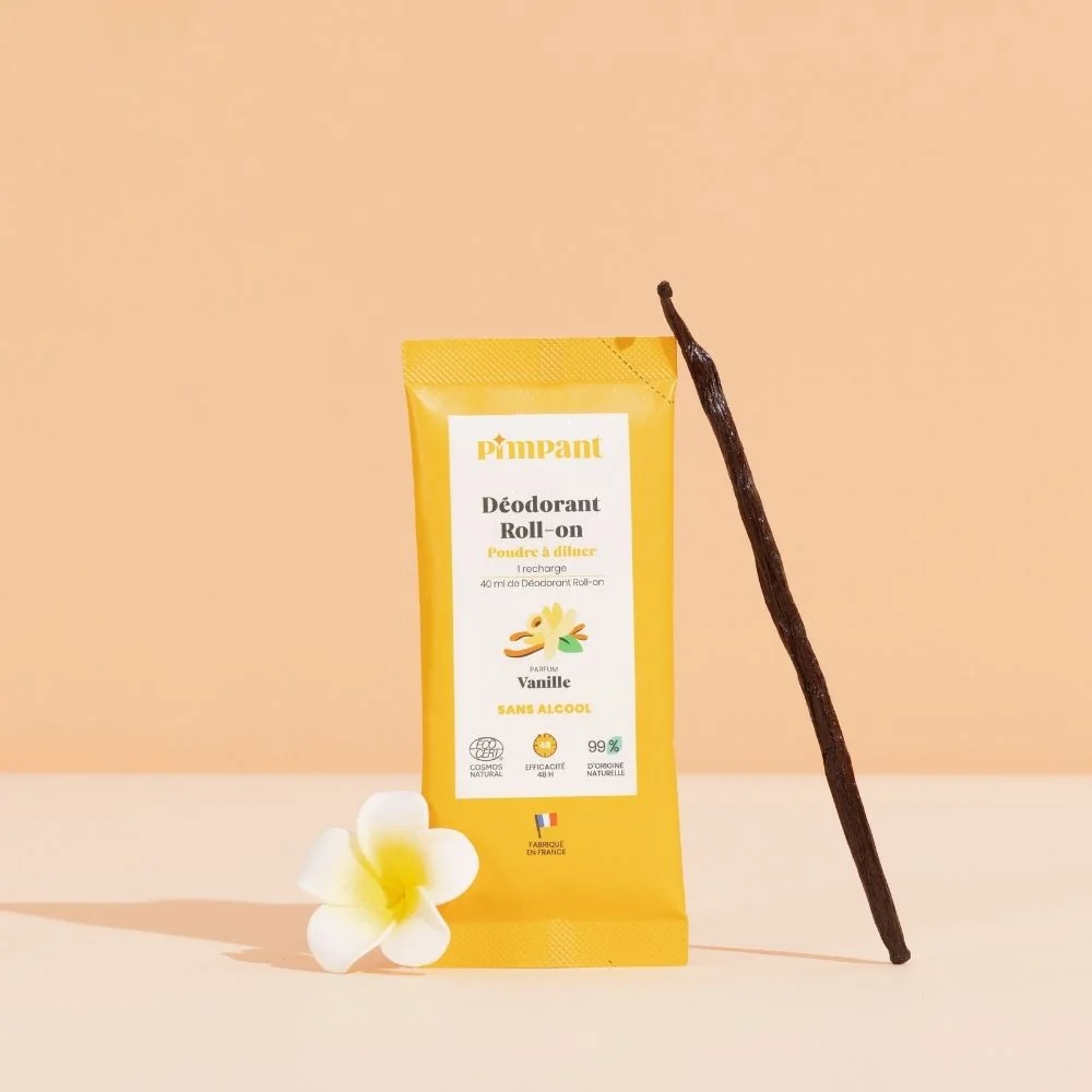 Recharge poudre Vanille pour déodorant à bille PIMPANT